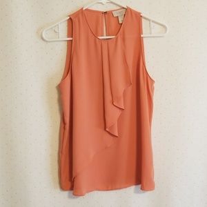 3/$10 LOFT | Cascading Ruffle Blouse